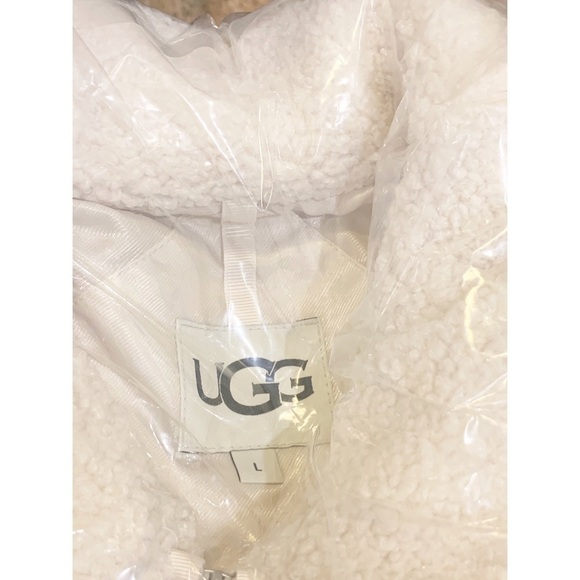 UGG FAUX FUR WINTER SHERPA OVERSIZED JACKET - Picture 11 of 12